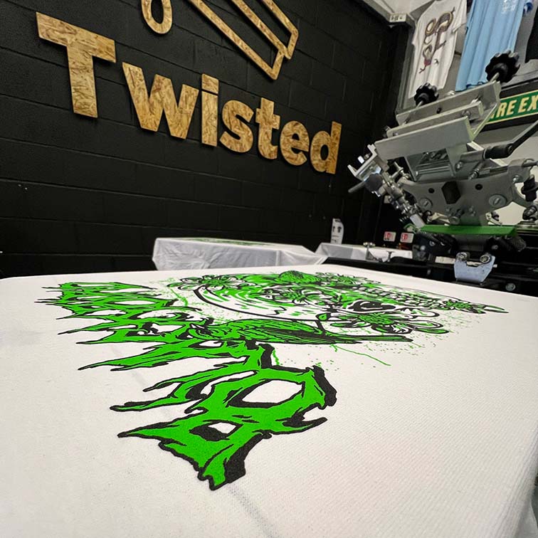 close-up-screenprint-on-white-tshirt