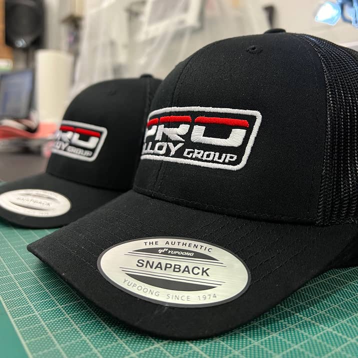 embroidered-trucker-cap-for-pro-alloy-group Embroidered trucker cap for pro alloy group