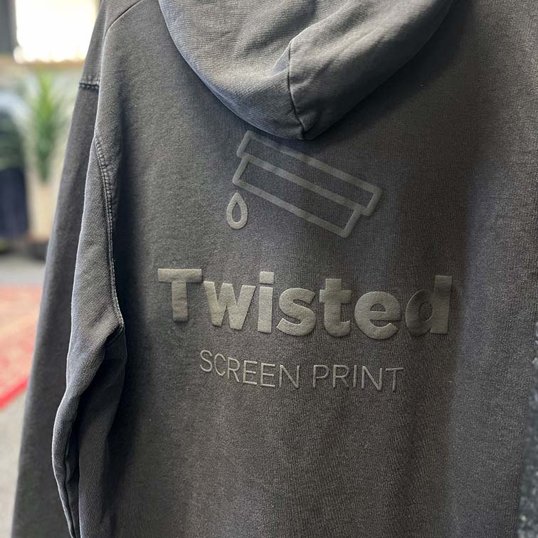 hoodie-with-twisted-screenprint-logo-on-back Hoodie with Twisted Screenprint logo on back